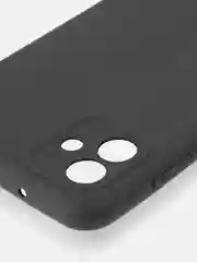 Черный чехол ROSCO для Samsung Galaxy A04, матовый, силиконовый, бортик вокруг камер