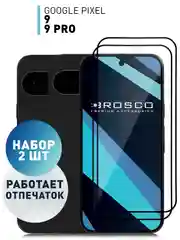 Прозрачный 1-2 шт супертонкое стекло для Google Pixel 9, Pro защитное ROSCO олеофобное покрытие рамка