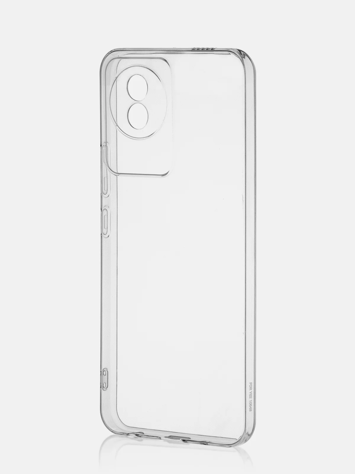 Прозрачный чехол силиконовый ROSCO для VIVO Y02, с защитой камер и от прилипания