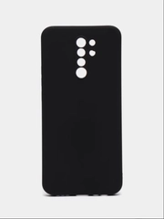 Чехол для Xiaomi Redmi 9 (Сяоми Редми 9), прозрачный и черный