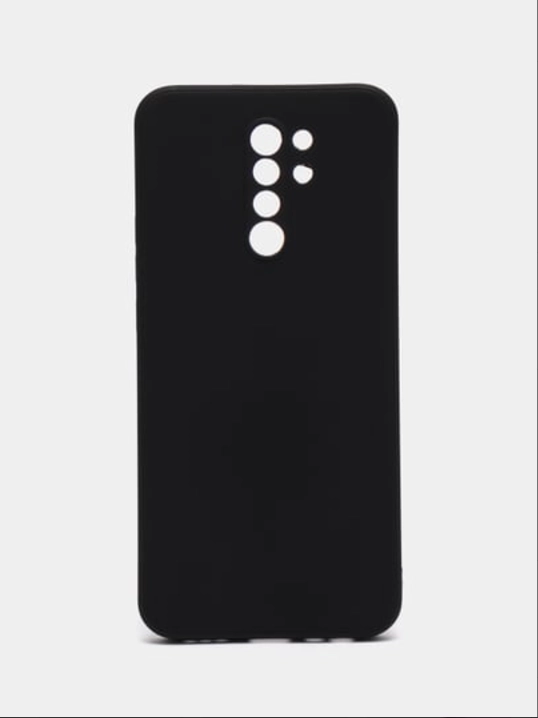 Чехол для Xiaomi Redmi 9 (Сяоми Редми 9), прозрачный и черный