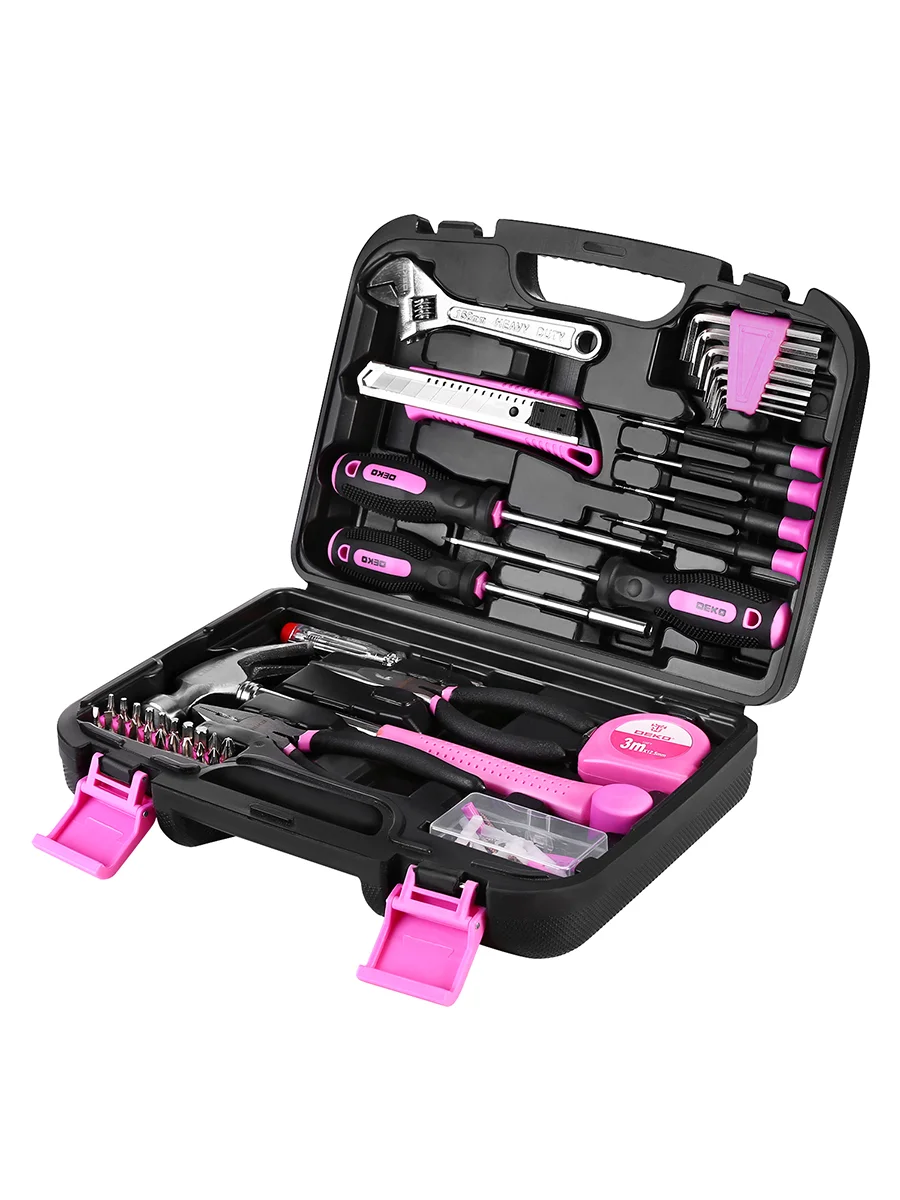 Набор инструментов для дома DEKO TZ100 PINK (100шт.) 065-0340