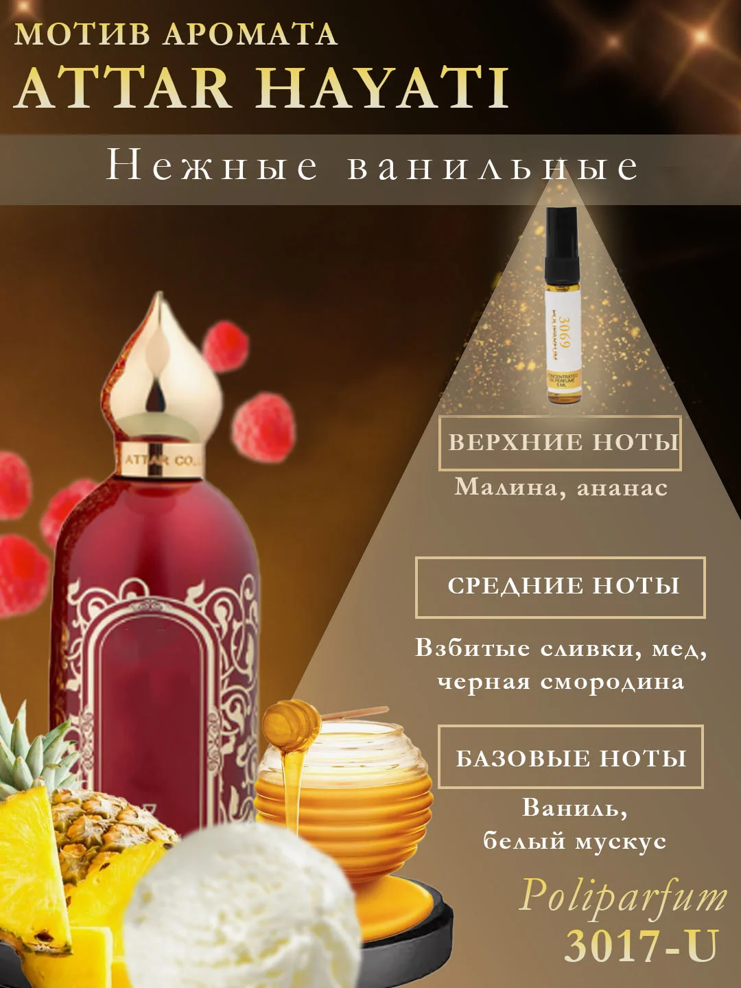 Парфюм для женщин по мотивам Молекула 02, Кирке, Черри, Бакара, табак ваниль. Объем 5 мл