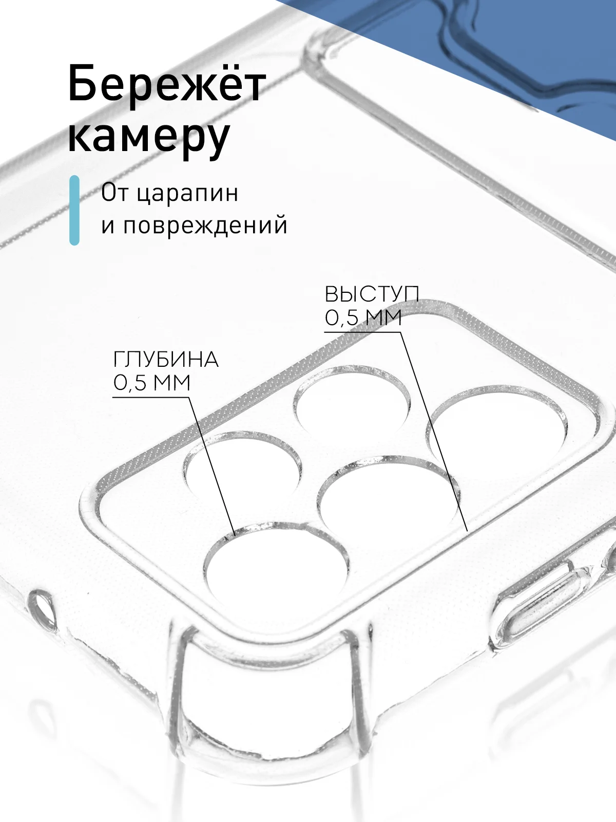 Прозрачный противоударный чехол ROSCO для Samsung Galaxy A13, силиконовый, с карманом для карт