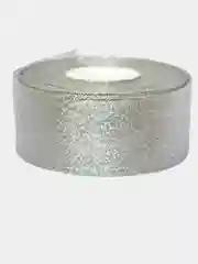 Серебряный лента атласная