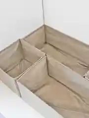 Набор складных коробок, 4 штуки, бежевые