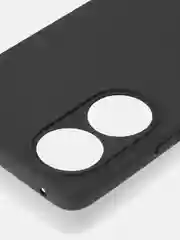 Черный чехол ROSCO для Vivo Y100, матовый, силиконовый, тонкий, бортик вокруг камер