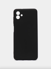 Чехол для Samsung Galaxy A04 4G / Самсунг Галакси А04 прозрачный и черный