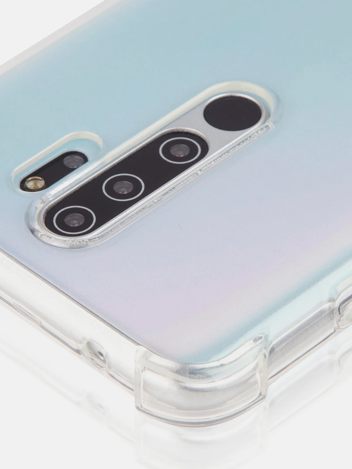 Прозрачный чехол противоударный ROSCO для Xiaomi Redmi Note 8 Pro, силиконовый, с усиленными углами