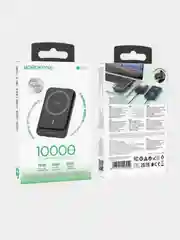 Черный повербанк для iPhone с magsafe и быстрой зарядкой 20W Borofone BJ63/BJ63A 5000/10000 mAh