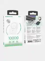 Белый повербанк для iPhone с magsafe и быстрой зарядкой 20W Borofone BJ63/BJ63A 5000/10000 mAh