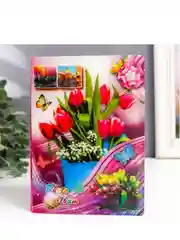 Фотоальбом на 36 фото 10х15 см "Цветочник" МИКС 16,5х12,5х1,5 см