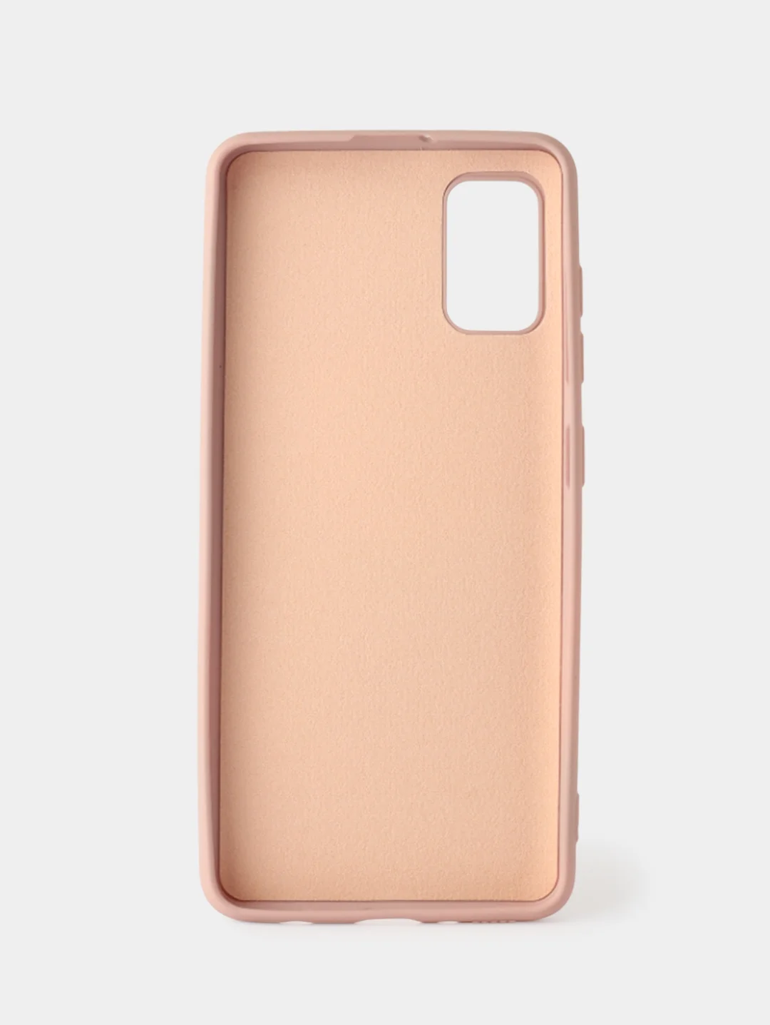 Пастельно-коралловый силиконовый чехол для Samsung A41