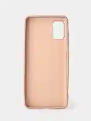 Пастельно-коралловый силиконовый чехол для Samsung A41