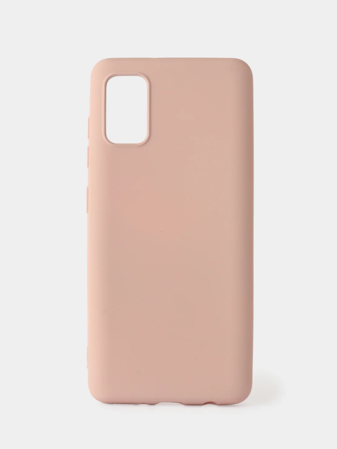 Пастельно-коралловый силиконовый чехол для Samsung A41