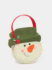 Зеленый сумка новогодняя / Мешок для подарков, новогодний мешок