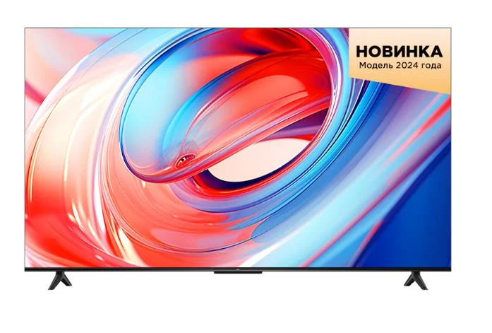 Черный телевизор TCL 55" 4K 55V6B
