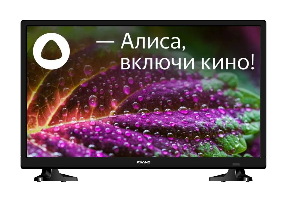 Черный телевизор Asano 24LF8010T