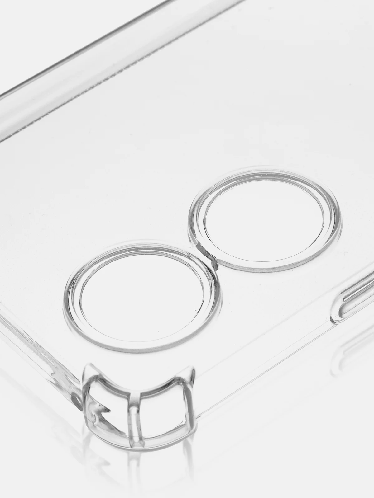 Прозрачный противоударный чехол ROSCO для Vivo Y100 силиконовый, с усиленными углами, прозрачный