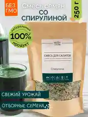 Смесь для салатов, гарниров, десертов НАСТИН СЛАСТИН со Спирулиной, 250г