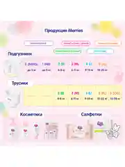 Подгузники-трусики для детей Merries, размер L, 9-14 кг, 88 штук