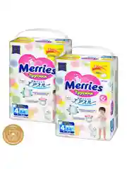 Подгузники-трусики для детей Merries, размер L, 9-14 кг, 88 штук