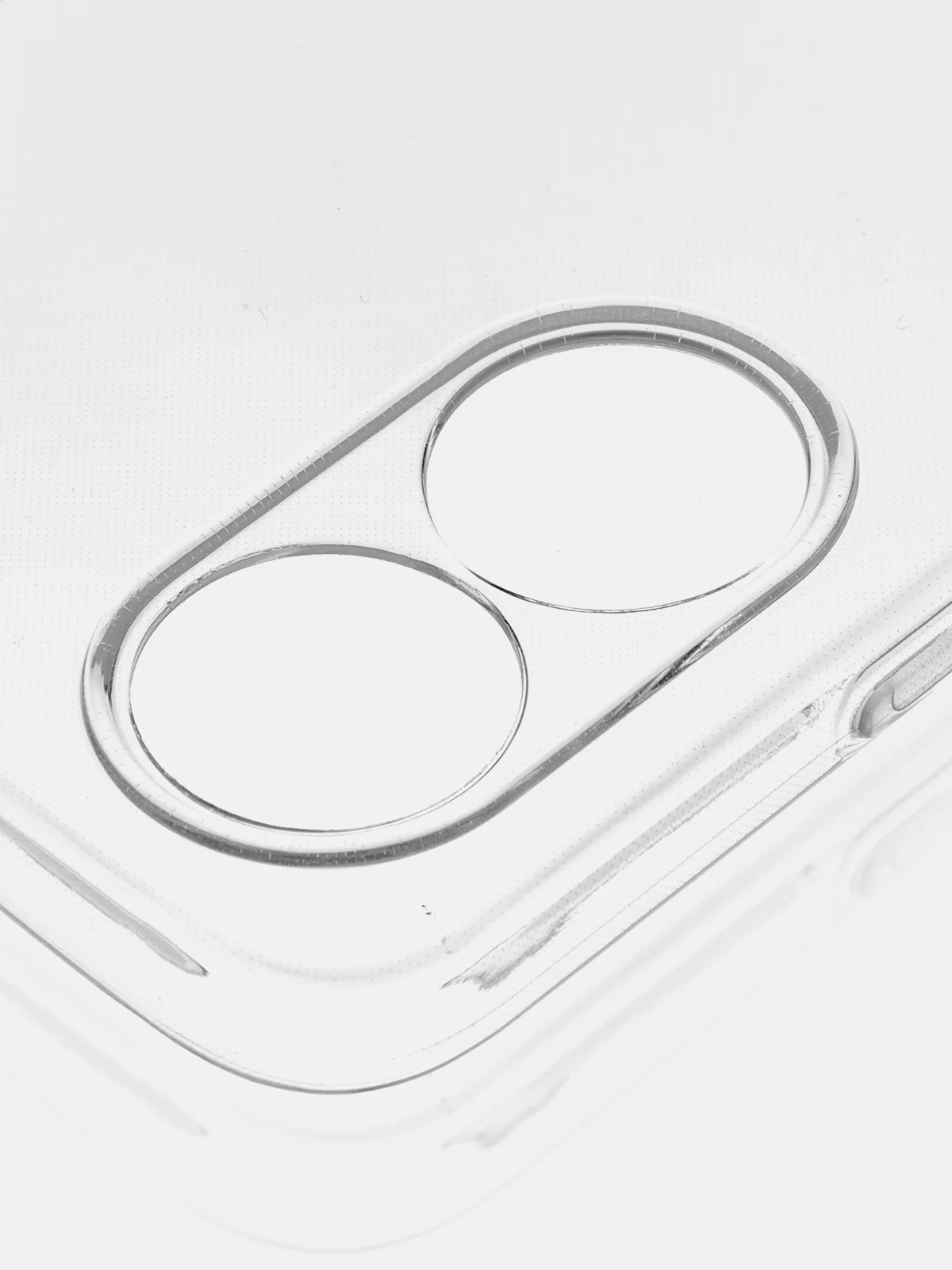 Прозрачный силиконовый чехол ROSCO для Oppo A17 с защитой камер, прозрачный