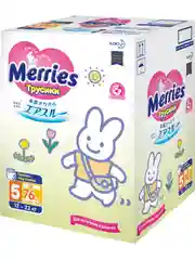 Подгузники-трусики для детей Merries, размер XL, 12-22 кг, 76 штук