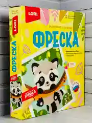 Поделка из песка енот енотик аппликация трафарет Лори