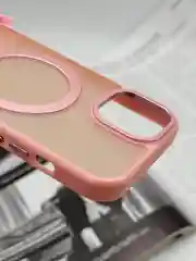 Розовый чехол для iPhone 16 Pro, 16, 16 Pro Max, 14, 13, 15, 15 Pro Max, 11, 14 Pro Max, Magsafe