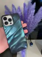 Индиго iphone 11, Айфон 11 чехол матовый с объемный с принтом для iPhone 11