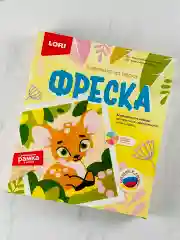 Картина Олененок Аппликация песком в рамке Песок Лори