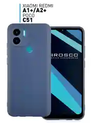 Чехол ROSCO для Xiaomi Redmi A1 plus, Redmi A2+, Poco C51, матовый, силиконовый