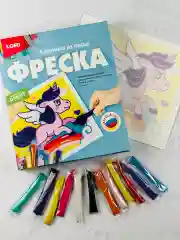 Аппликация из песка песчаная картина Пони Единорог Лори