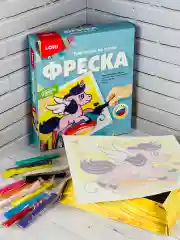 Аппликация из песка песчаная картина Пони Единорог Лори