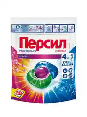 Капсулы Персил Power Caps Color 4 in 1 для цветного белья, 28 штук
