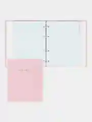 Тетрадь на кольцах Brauberg Minimal, 404998, А5, в клетку, со сменным блоком, 120 листов