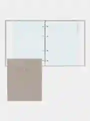 Тетрадь на кольцах Brauberg Minimal, 404997, А5, в клетку, со сменным блоком, 120 листов