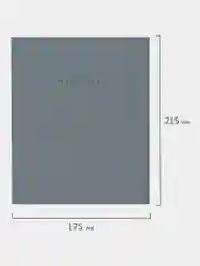 Тетрадь на кольцах Brauberg Minimal, 404996, А5, в клетку, со сменным блоком, 120 листов