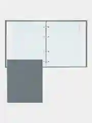 Тетрадь на кольцах Brauberg Minimal, 404996, А5, в клетку, со сменным блоком, 120 листов