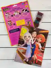 Картина Фреска блестками Энчантималс Enchantimals Царевны