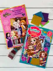Картина Фреска блестками Энчантималс Enchantimals Царевны