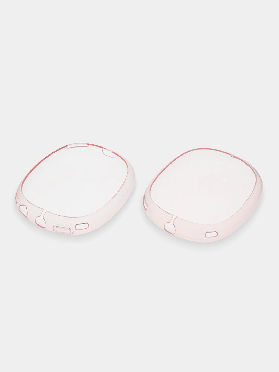 Розовый защитный силиконовый  чехол на наушники Аpple AirPods Max