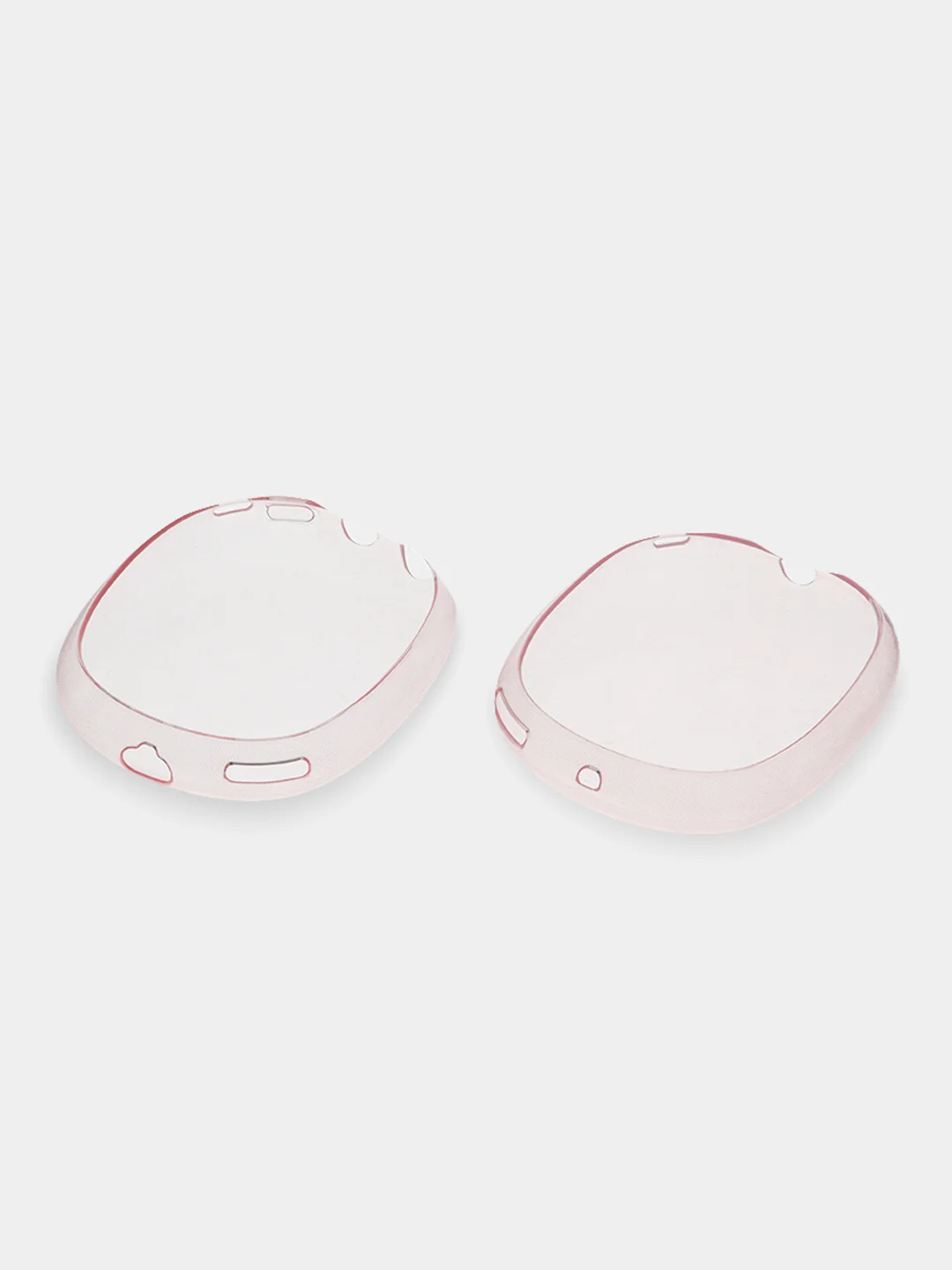 Розовый защитный силиконовый  чехол на наушники Аpple AirPods Max