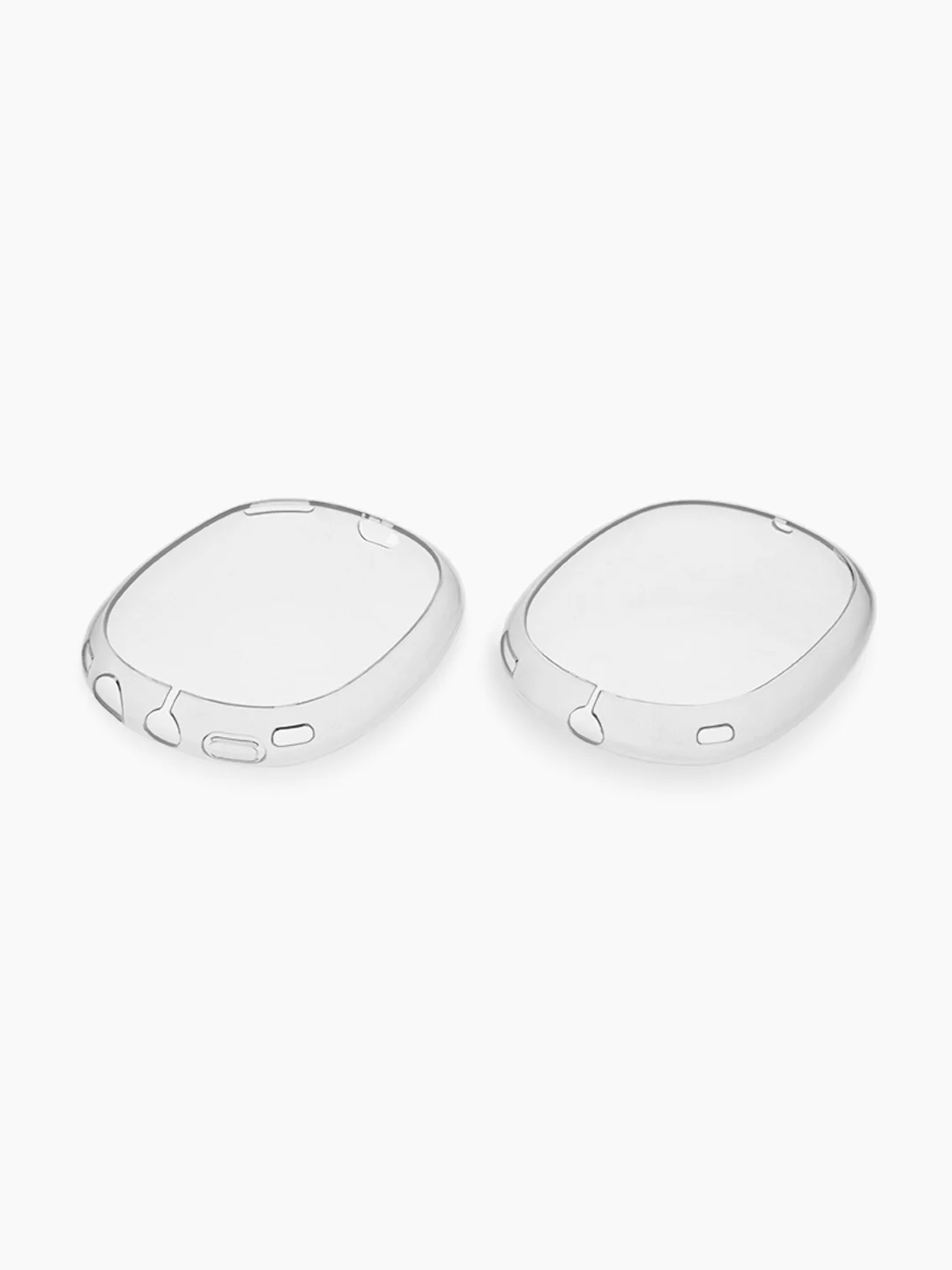 Прозрачный защитный силиконовый  чехол на наушники Аpple AirPods Max