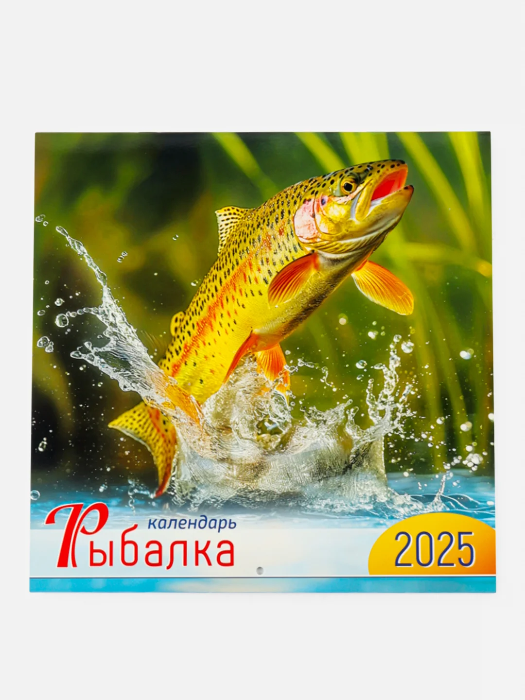 Зеленый большой.перекидной настенный календарь на скрепке на 2025 год. более 20 видов