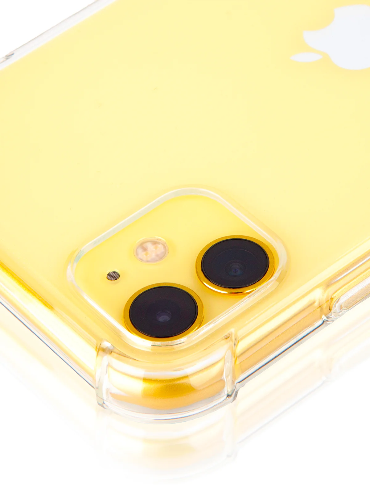 Прозрачный противоударный силиконовый чехол ROSCO для iPhone 11, с усиленными углами