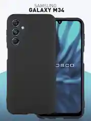 Чехол ROSCO для Samsung Galaxy M34, матовый, силиконовый, тонкий, бортик вокруг камер