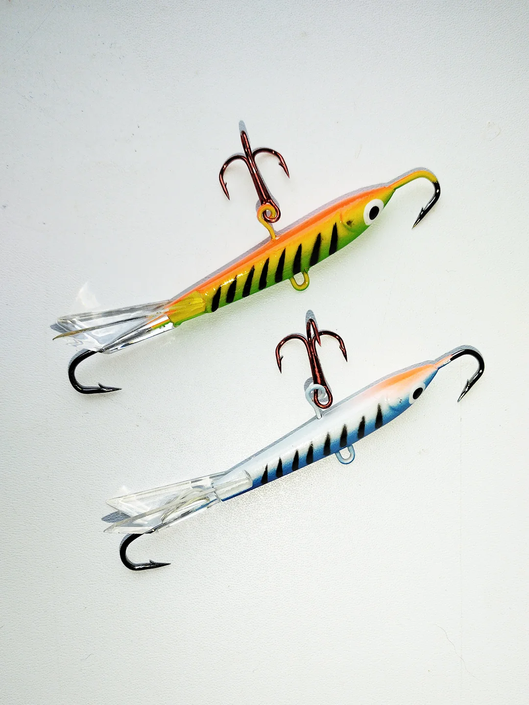Разноцветный балансир рыболовный ICE JIG, комплект 2 штуки