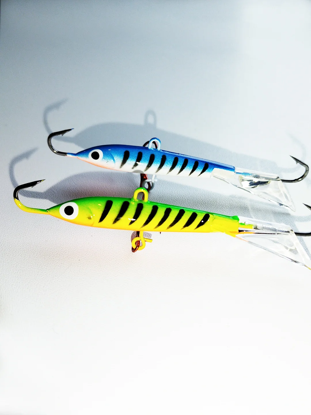Разноцветный балансир рыболовный ICE JIG, комплект 2 штуки